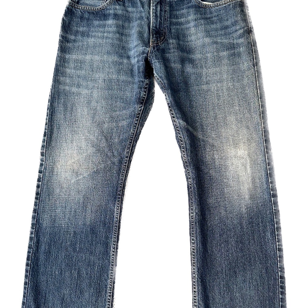 Levi's 514 Straight Fit Men's Stonewashed Jeans - 36x30.👖